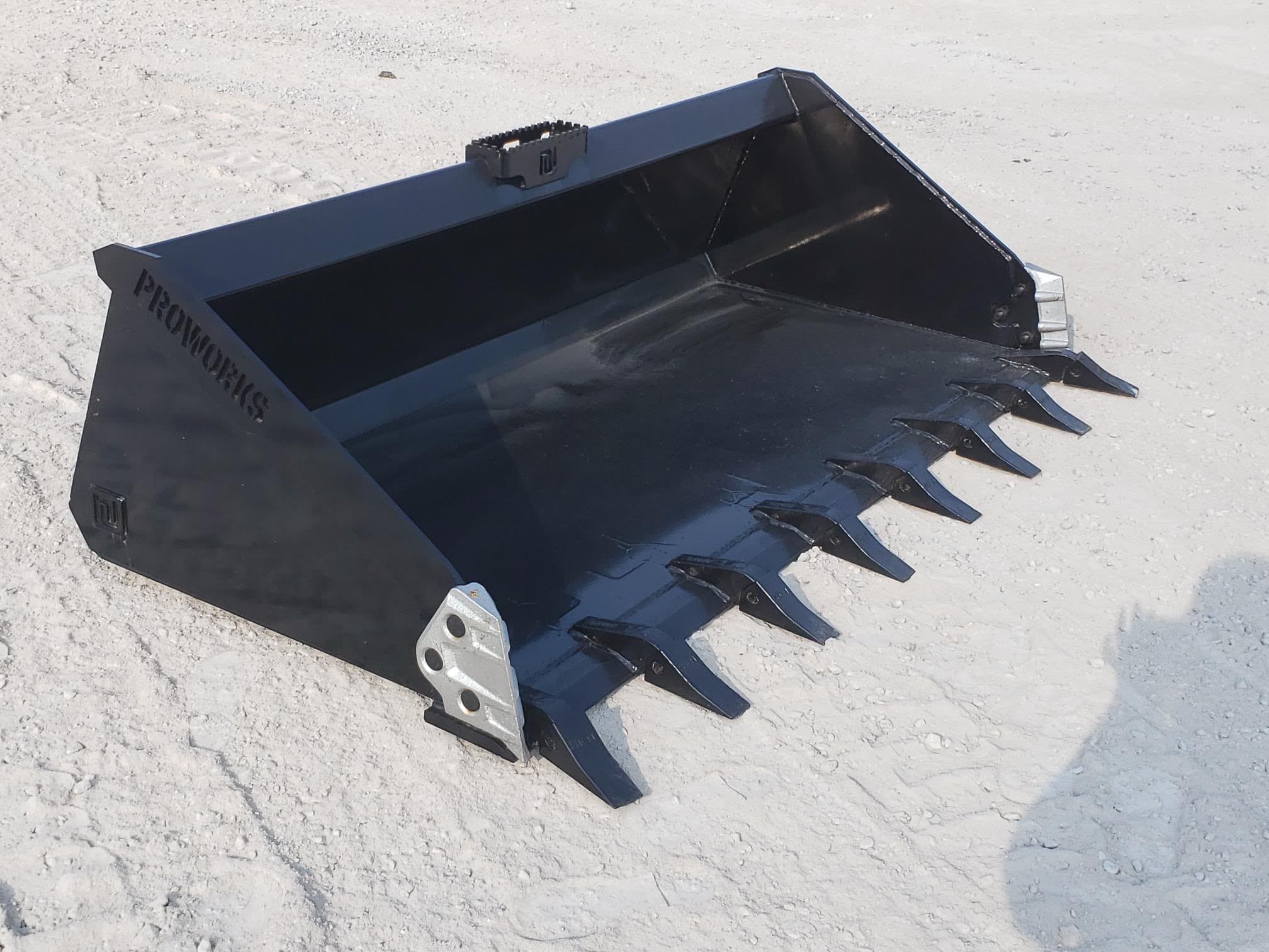 74" Skid Steer Tooth Bucket