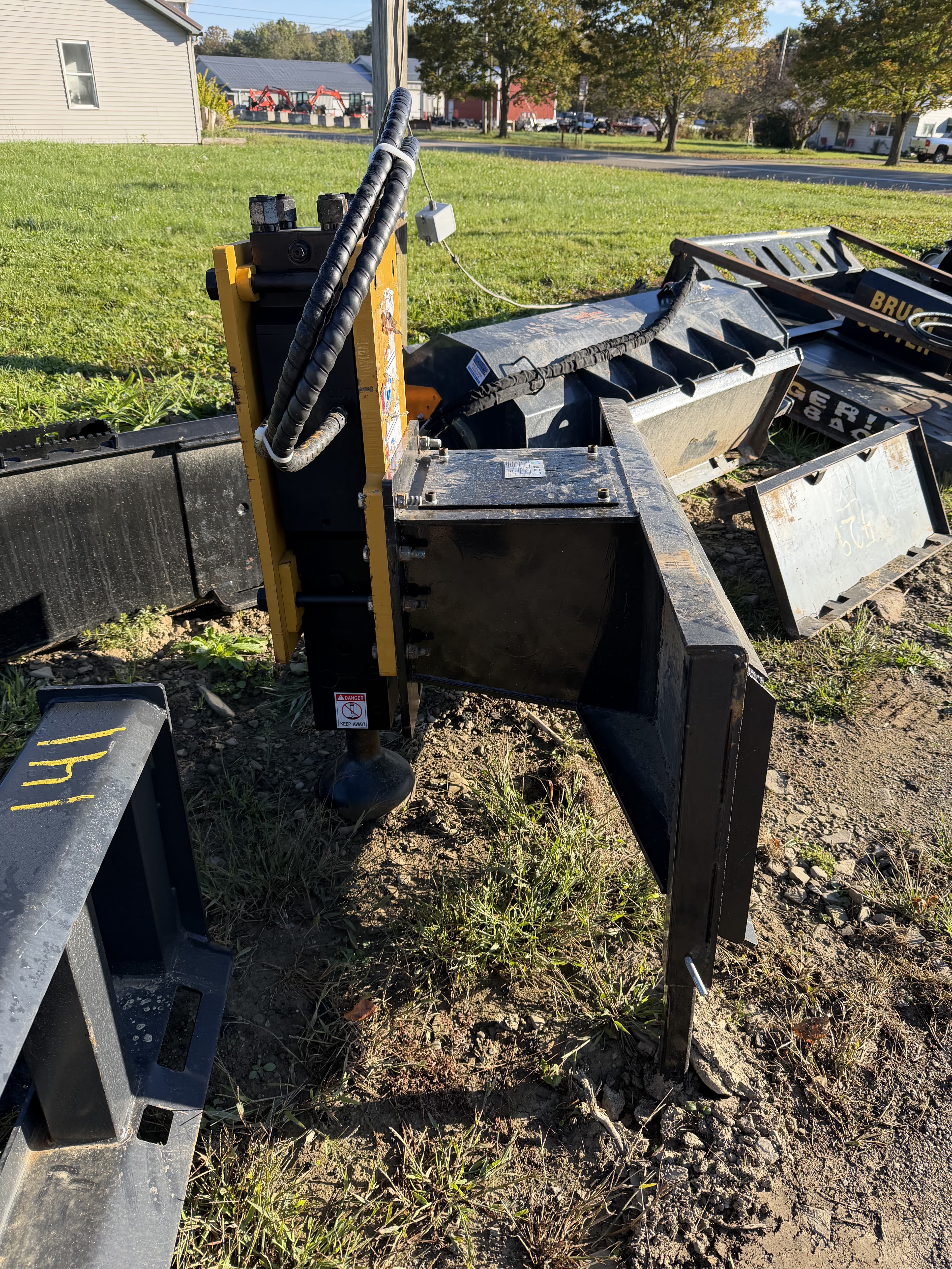 Skid Steer Post Pounder