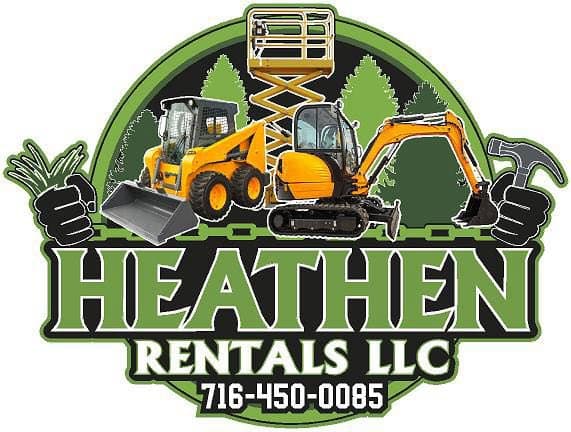 Heathen Rentals LLC equipment and branding